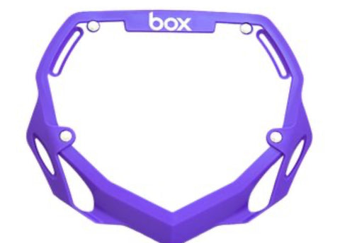 BOX TWO NUMBER PLATE PURPLE