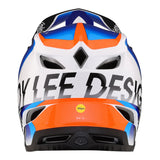 TLD D4 Composite Helmet Qualifier White Blue 2023