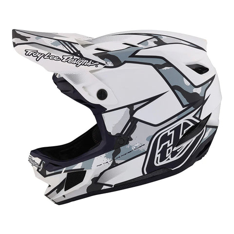 TLD D4 Composite Helmet Matrix Camo White 2023