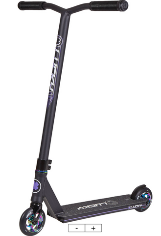 Lucky Crew 2019 Pro Scooter Color: Black/Neochrome