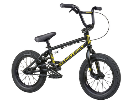 Wethepeople Riot 14" 2021 BMX Bike For Kids Matt Black