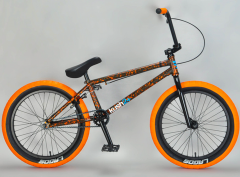 Mafiabikes Kush 2+ Orange Splatter BMX bike