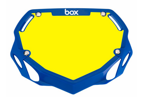 BOX TWO NUMBER PLATE BLUE