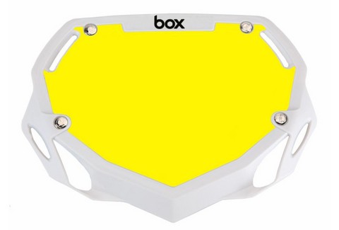 BOX TWO NUMBER PLATE WHITE