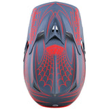 TLD D3 Fiberlite Spiderstripe grey/red Helm SALE