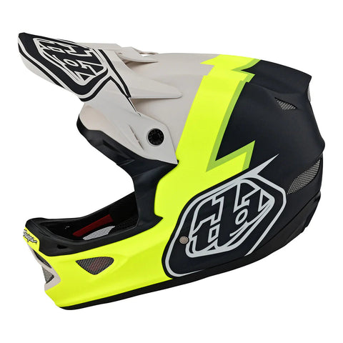 TLD D3 Fiberlite Volt Flo Yellow Helm 2023