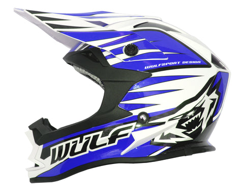 Wulfsport Race Advance Helmets Blue