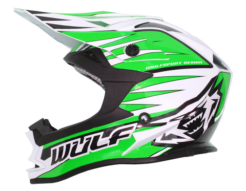 Wulfsport Race Advance Helmets Green