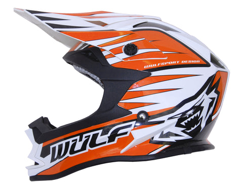 Wulfsport Race Advance Helmets Orange