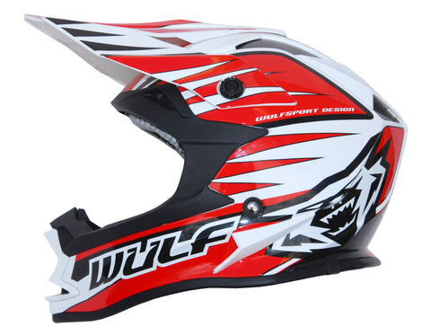 Wulfsport Race Advance Helmets Red