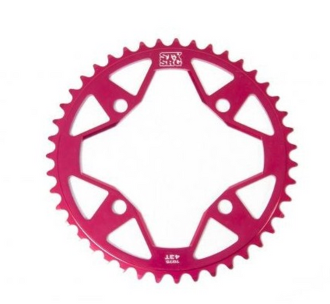 Stay Strong 7075 Alloy 4 Bolt Chainring Red