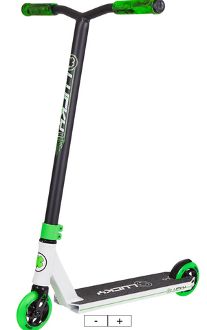 Lucky Crew 2019 Pro Scooter Color: White/Black/Green