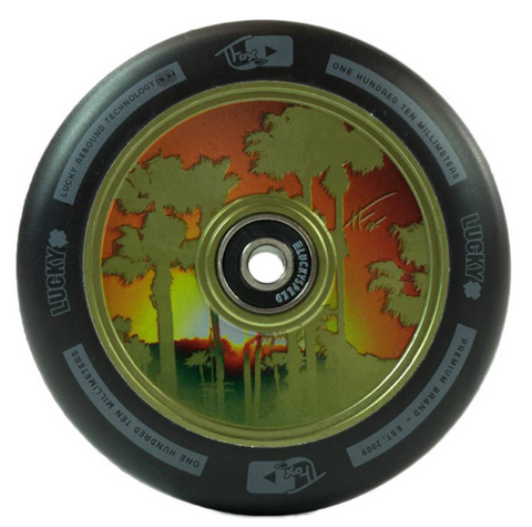 Lucky Tanner Fox Pro Scooter Wheel Color: Green Diameter: 100mm
