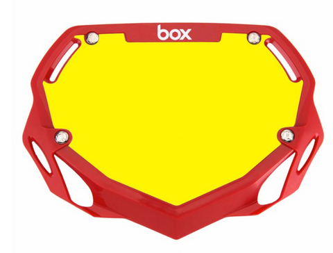 BOX TWO NUMBER PLATE RED