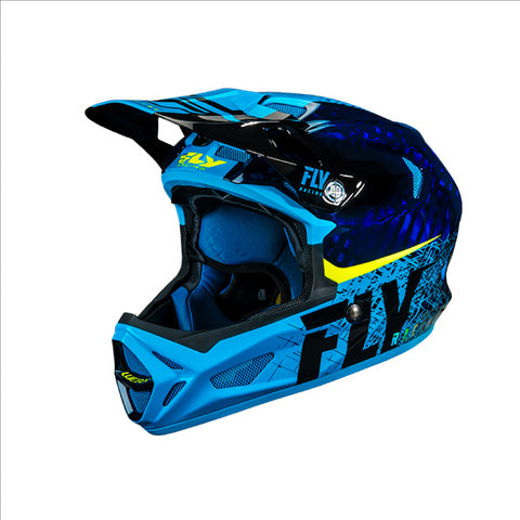 FLY Werx Imprint 2019 Mips Carbon Helmet Black - Blue